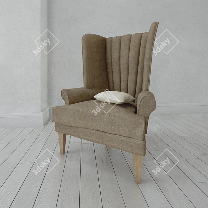 Wonderland Chair: Magical Seating for All 3D model image 1