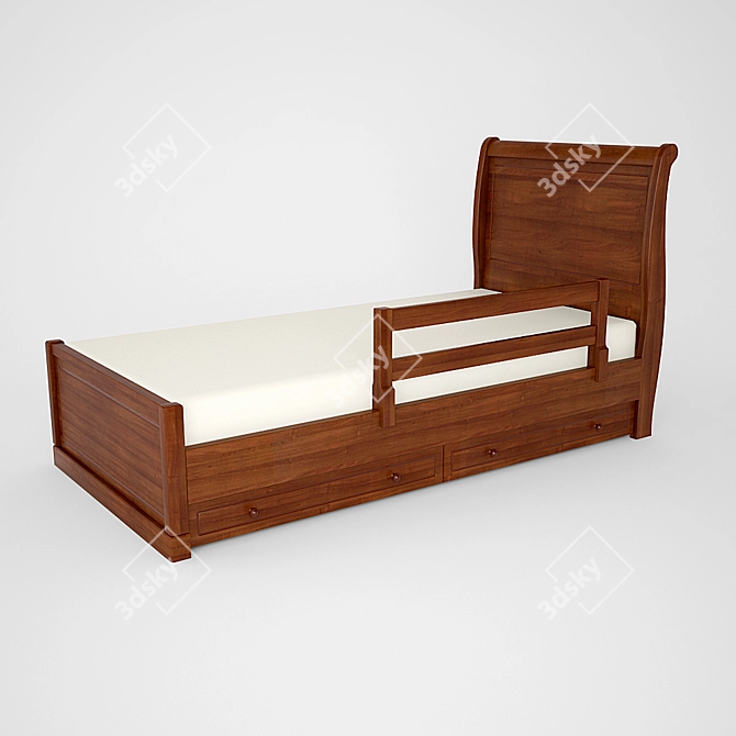 My Baby Cherry Bed 3D model image 1