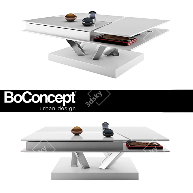 BoConcept Barcelona Coffee Table 3D model image 1