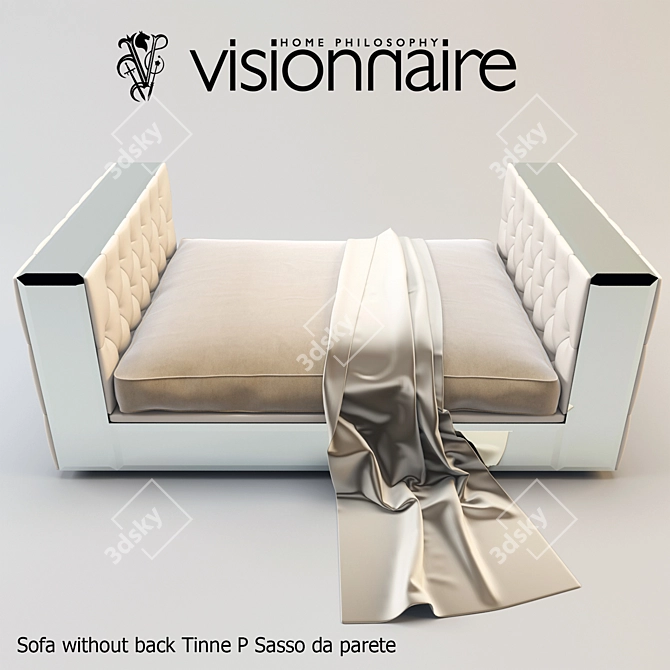 Modern Wall-mounted Sofa: Tinne P Sasso 3D model image 1