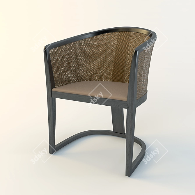 Grace Potocco Aura Armchair 3D model image 2