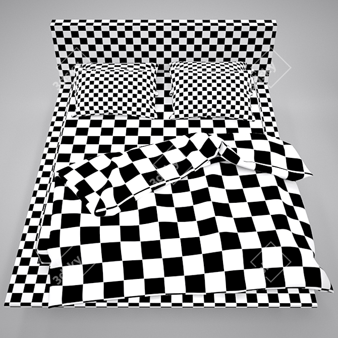 Luxury Linens: Sleep in Style 3D model image 2