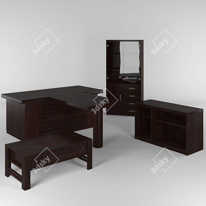 Modern Office Manager Collection 3D model image 1