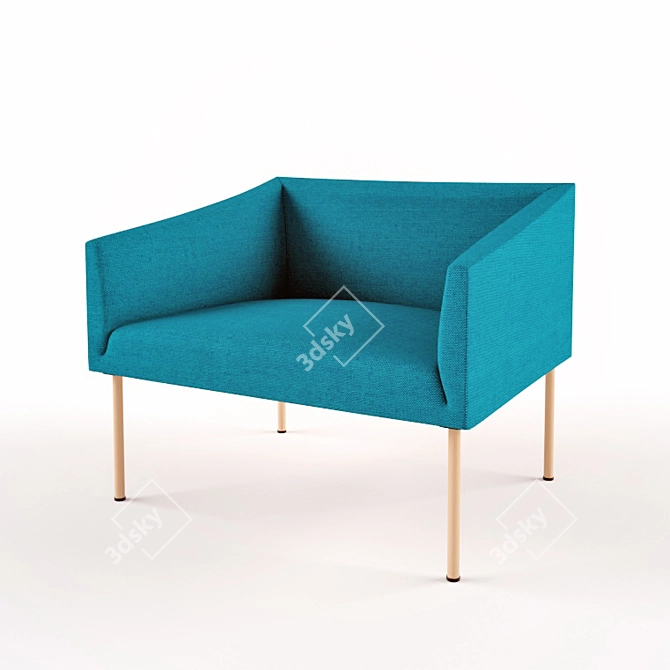 Elegant Saari Chair: Sleek, Comfortable, Stylish 3D model image 1