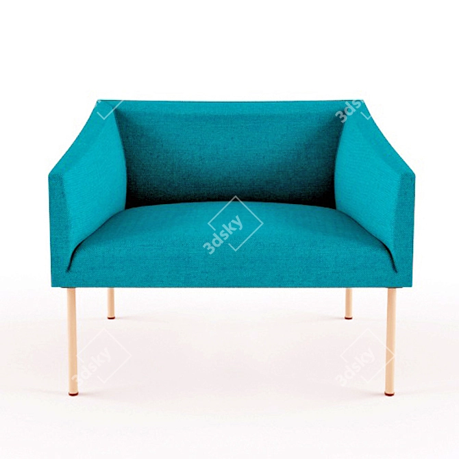 Elegant Saari Chair: Sleek, Comfortable, Stylish 3D model image 2