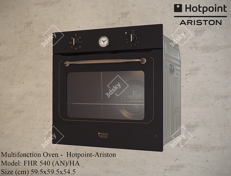 Hotpoint-Ariston Multifunction Oven 3D model image 1