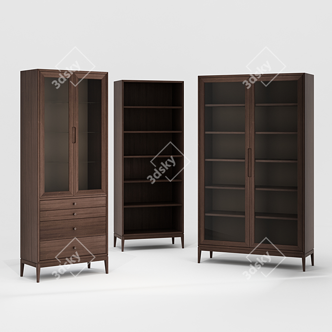 Sleek Regissor Furniture Set 3D model image 1