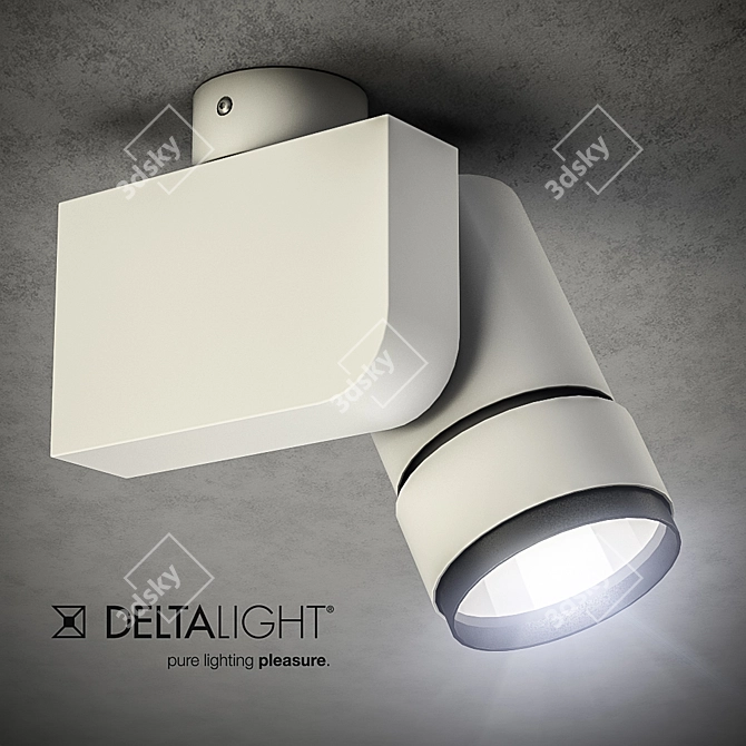 DeltaLight HIC-50: 50W Metal Light Booster 3D model image 1