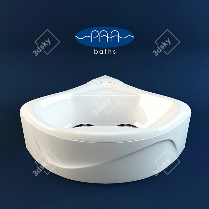 Luxury Rumba Spa Tub 3D model image 1