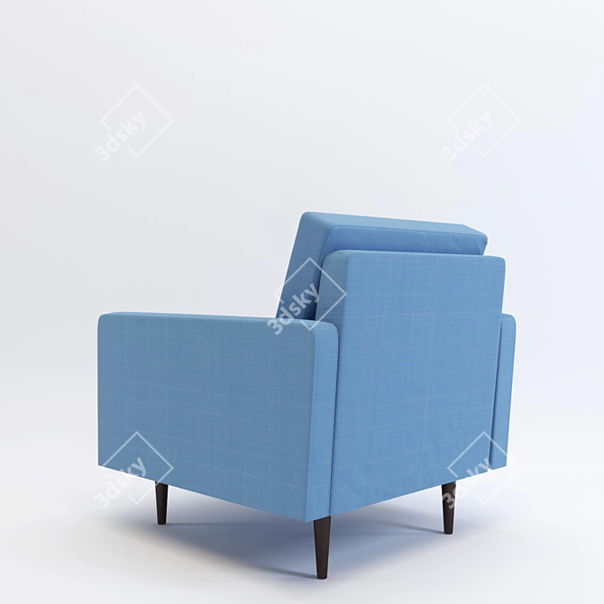 Cozy New York Armchair 3D model image 2