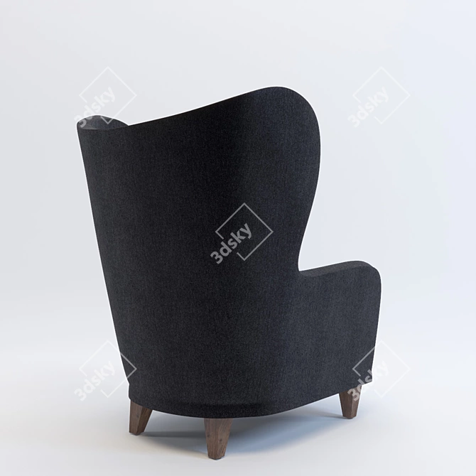 Elegant Peter Armchair - Stylish and Comfortable 3D model image 2