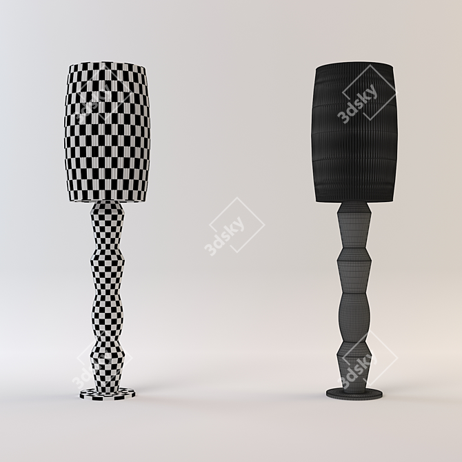 Elegant Table Lamp by Nella Vitrina 3D model image 3