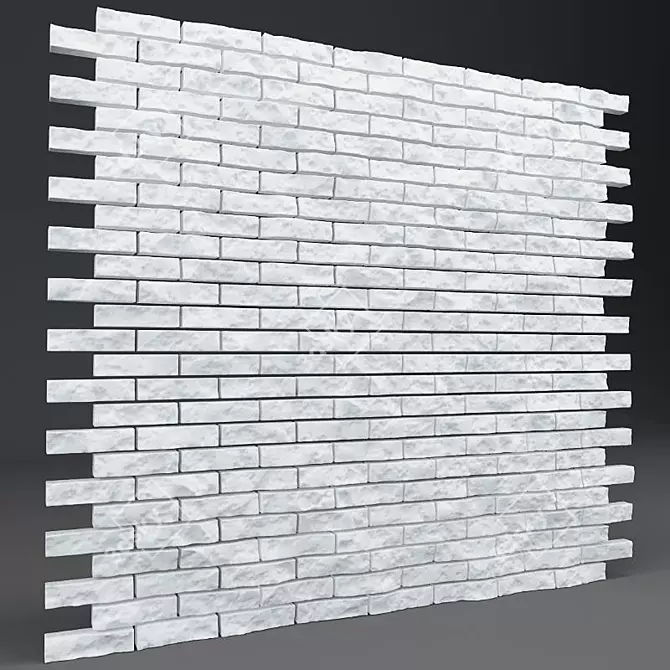  Premium Brick - 2000*2200 - Durable & Versatile 3D model image 1