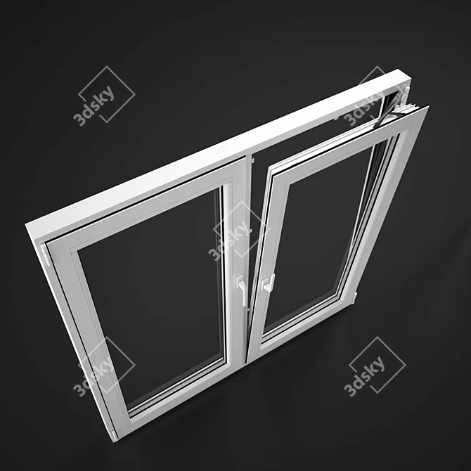 Thermal-resistant Windows by Elvial 3D model image 3