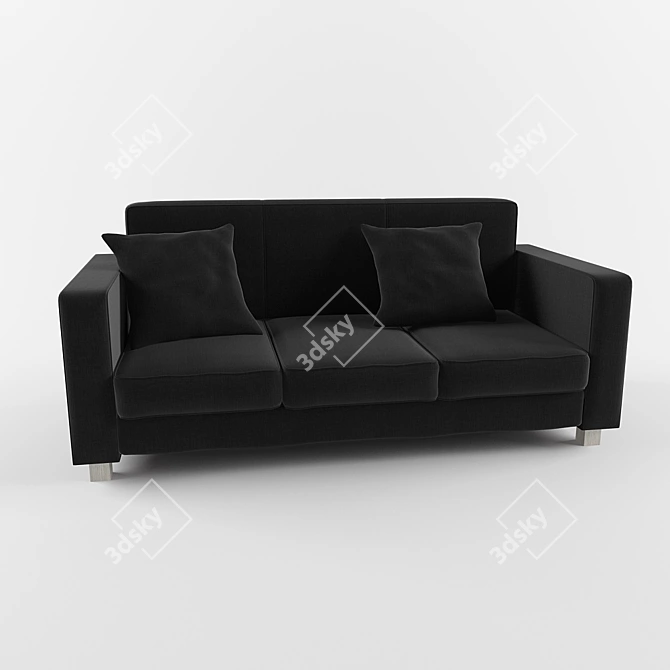 Cozy Comfort Sofa 3D model image 1