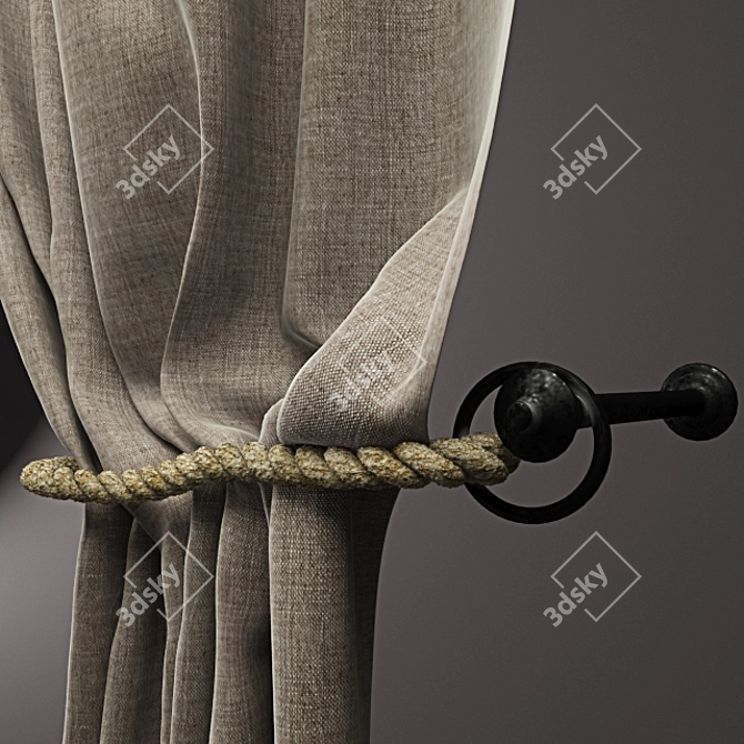 Multifunctional Curtain Set 3D model image 2