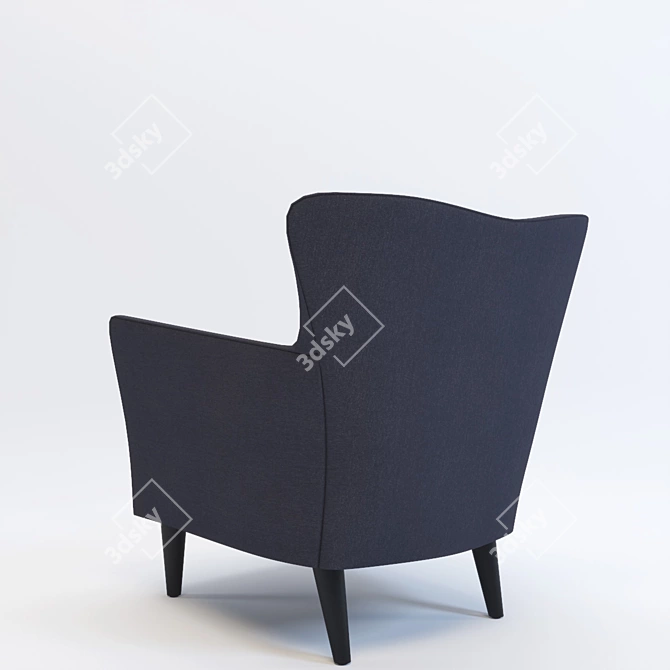 Gramercy Home Howard Armchair 3D model image 2