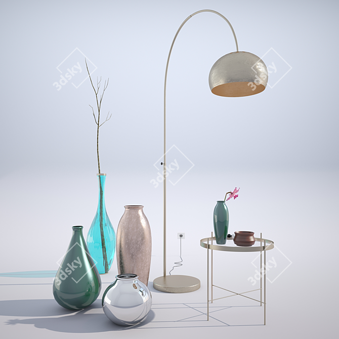 Elegant Lighting Solution | Floor Lamps 3D model image 1