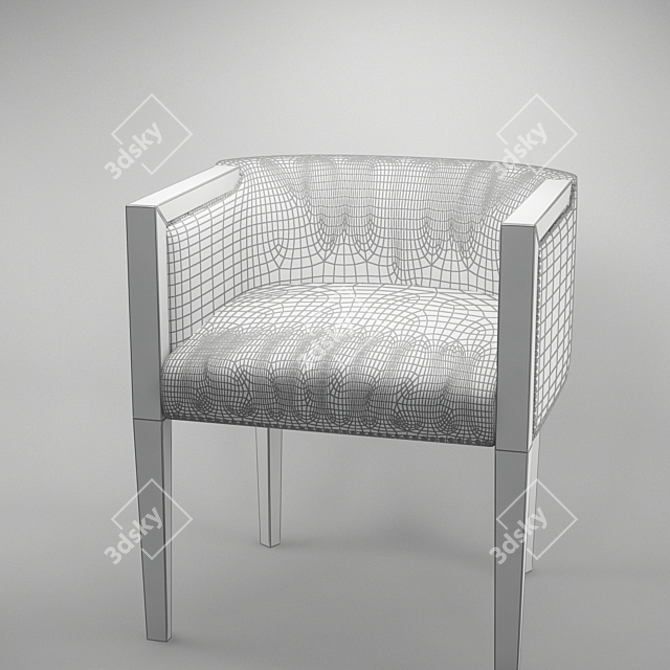 ErgoSeat: Ultimate Comfort Chair 3D model image 3