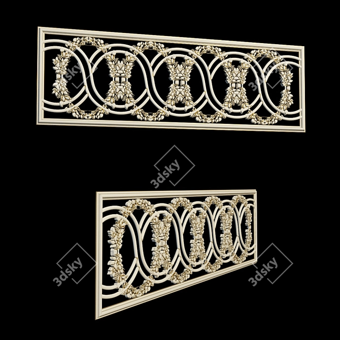 Classic Ornamental Accent 3D model image 1