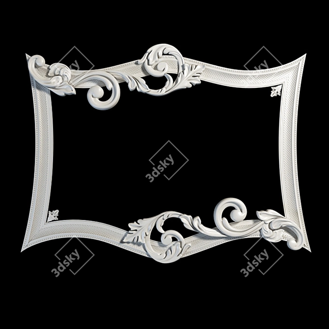 Elegant Frame Moldings for Stylish Interiors 3D model image 1