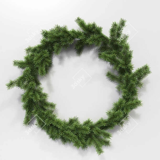 Polygonal Wreaths: High and Low 3D model image 1