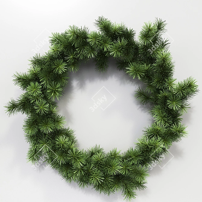 Polygonal Wreaths: High and Low 3D model image 2