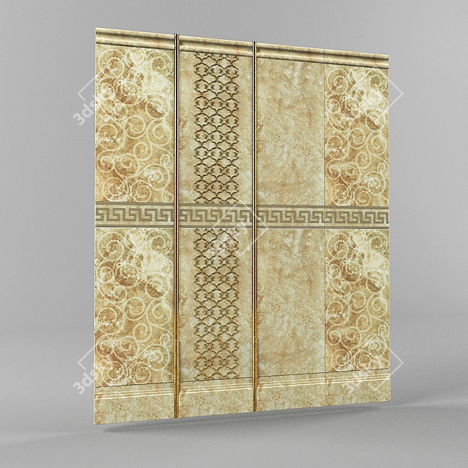 Elegant Flaviker Marmi Preziosi Tiles 3D model image 1