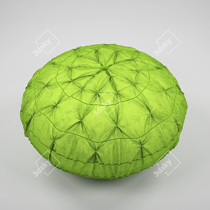 Foldable Ottoman 3D model image 2