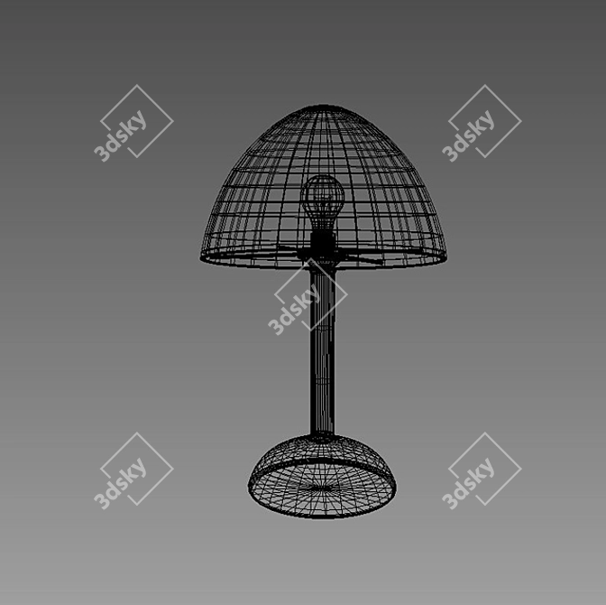 Elegant Odeon Light Fixture 3D model image 2