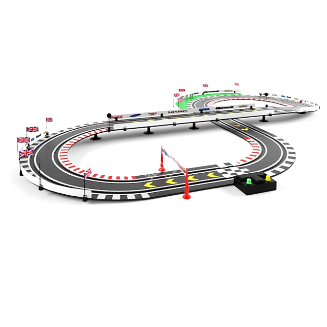 Cars London Speedway: Ultimate Racing Fun 3D model image 2