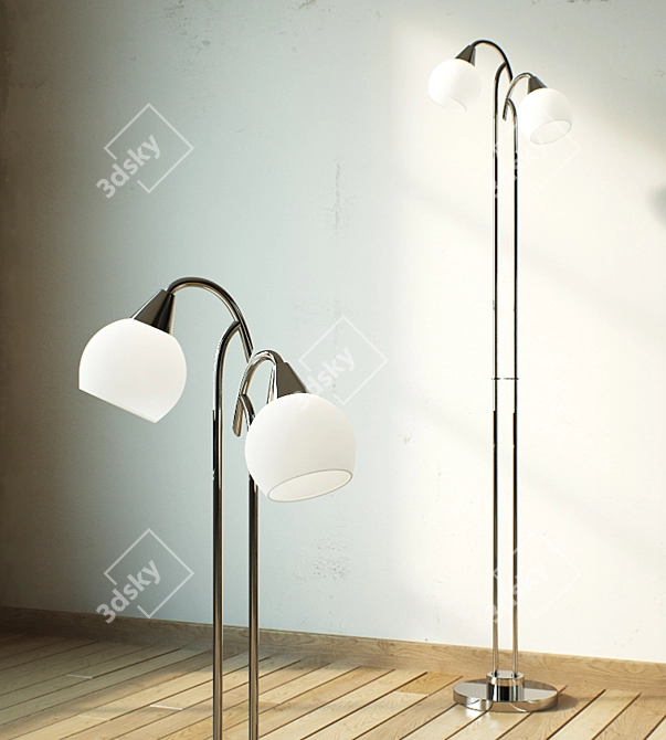 Lussole Pitigliano Pendant Light 3D model image 1