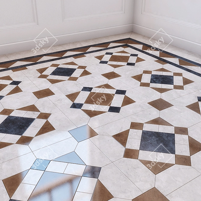 Marble Floor | Adjustable Joint Scale 3D model image 2