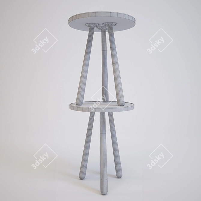 Cosmorelax Orbit: Stylish Coffee Table 3D model image 2