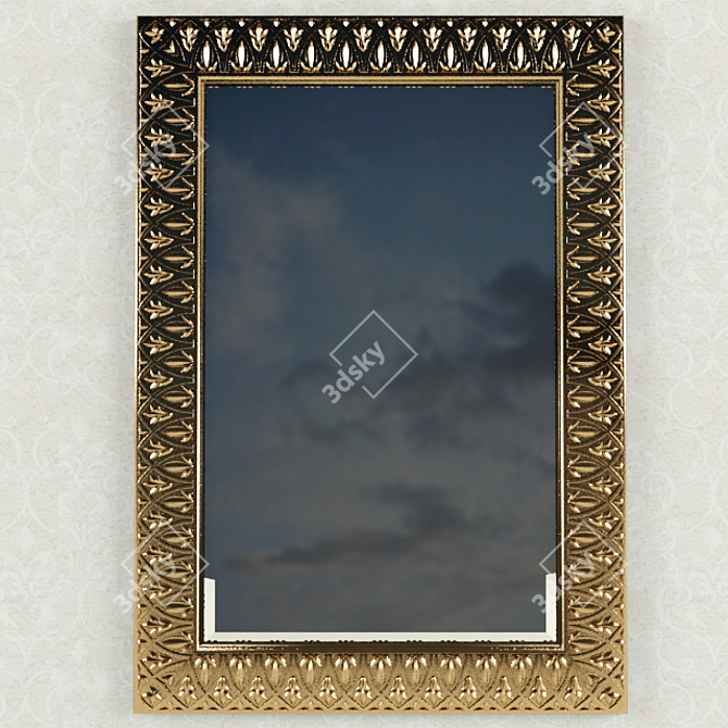 Classic Mirror 3D model image 2