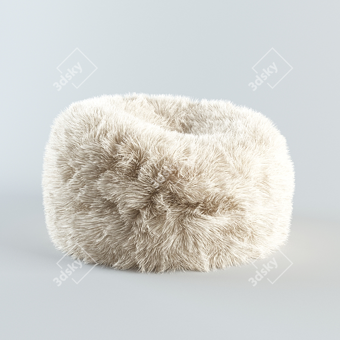 Furlicious Fluffy Puff 3D model image 1