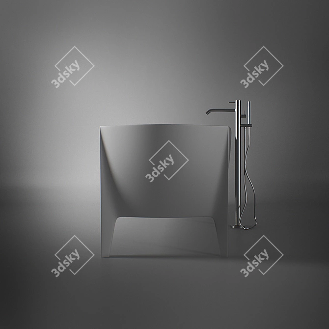 EDONIA: Luxurious Antonio Lupi Bathtub 3D model image 2