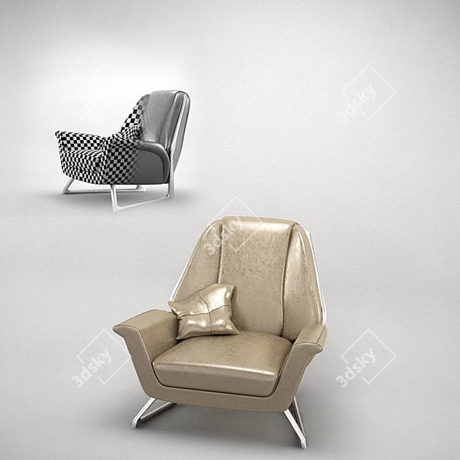 ErgoSeat Office Chair 3D model image 2