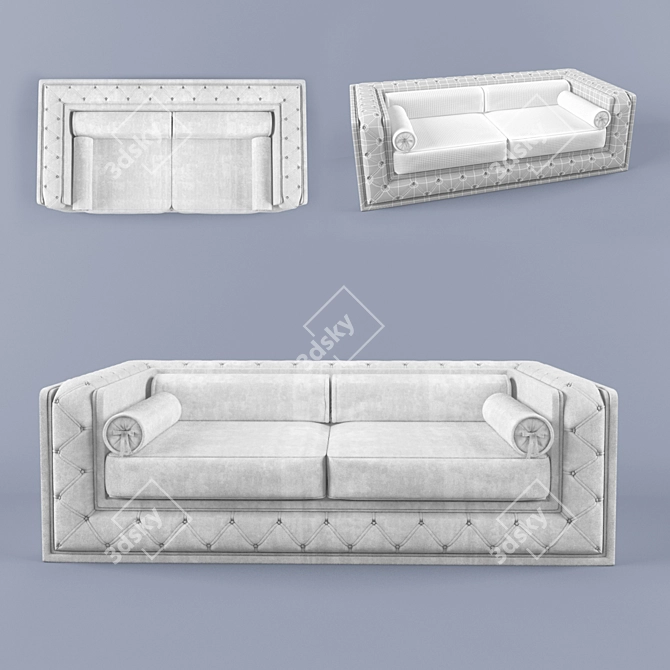 Luxury Zanaboni Sofa 3D model image 1