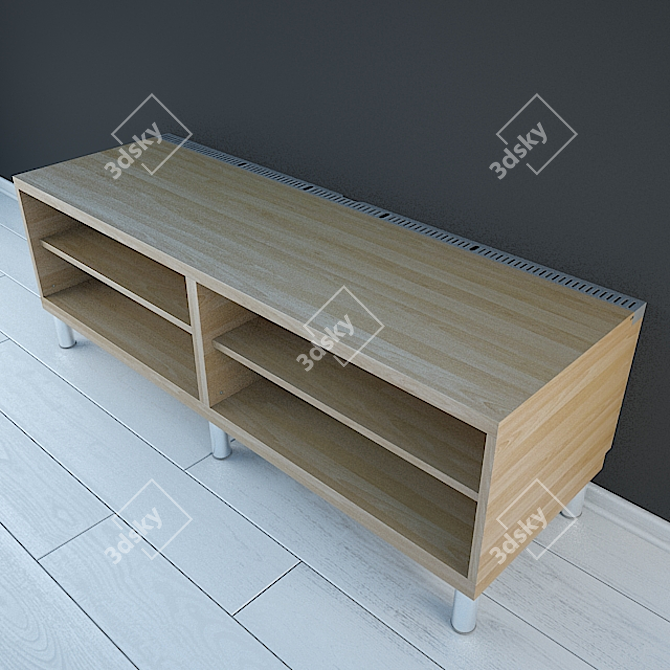 Stylish TV Stand: IKEA Besto 3D model image 1