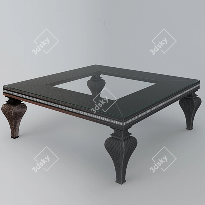 Sleek Modern Coffee Table 3D model image 2