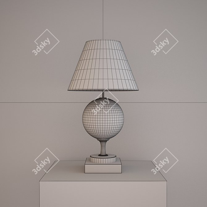  SigmaL2 CL 1641: Elegant Lamp with 60w E27 Bulb 3D model image 2