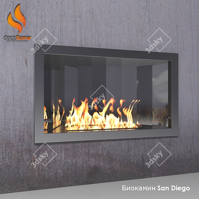 Cozy Fire San Diego 3D model image 1