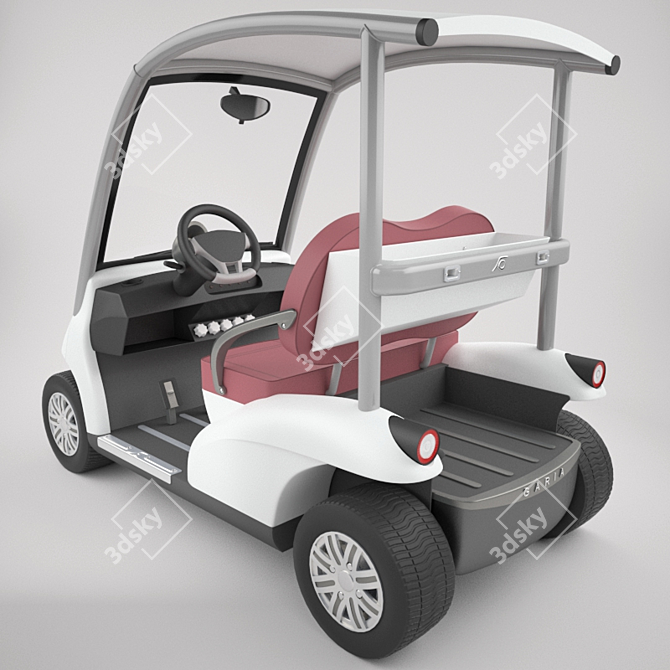 Luxury Garia Golf Cart 3D model image 2