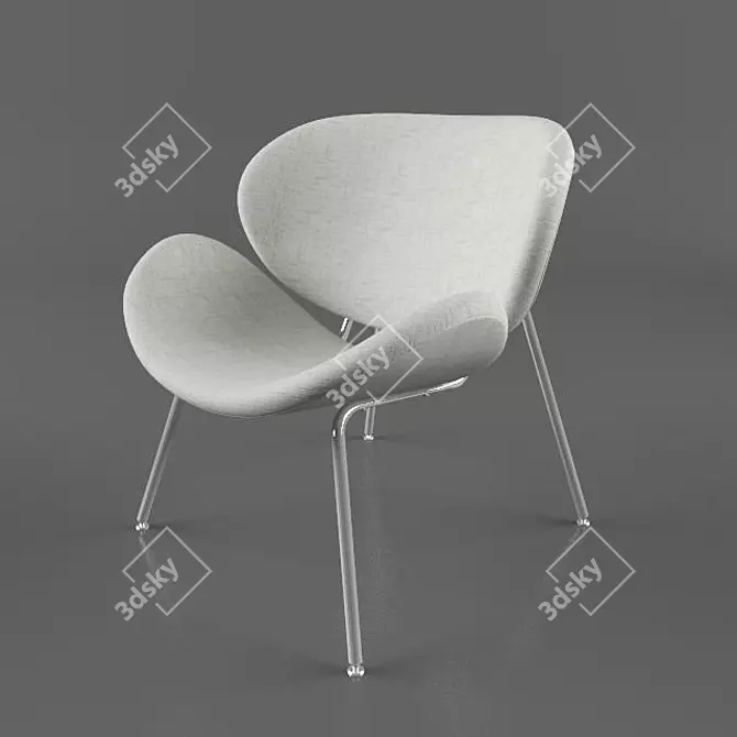 Sleek Slice Chair: Modern Elegance 3D model image 3