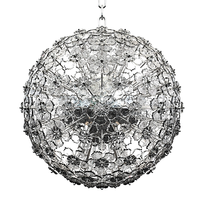 Cavio Ortensia: Elegant 700mm Chandelier 3D model image 1
