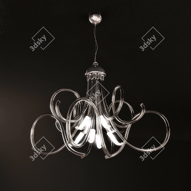 BELLART Chic 2010/S8L: Elegant Italian Chandelier 3D model image 1