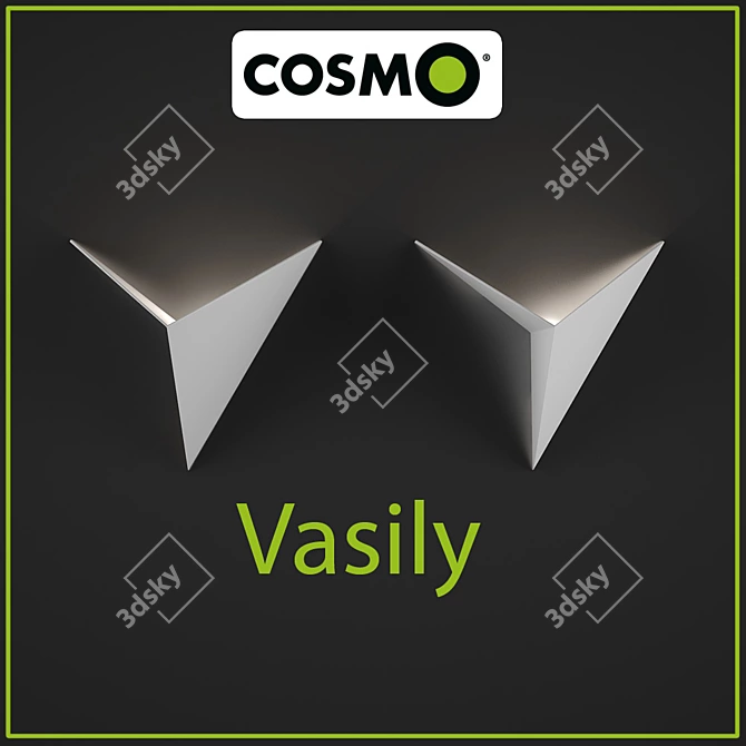 Cosmo Vasily: Elegant 25.5cm Diameter 3D model image 1