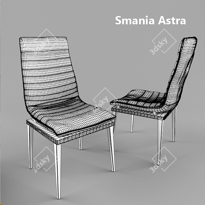 Title: Smania Astra: Elegant Seat Solution 3D model image 2