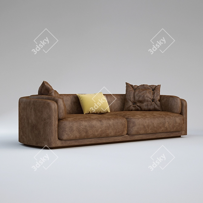 Elegant Kahve Sofa: Transform Your Living Space 3D model image 1